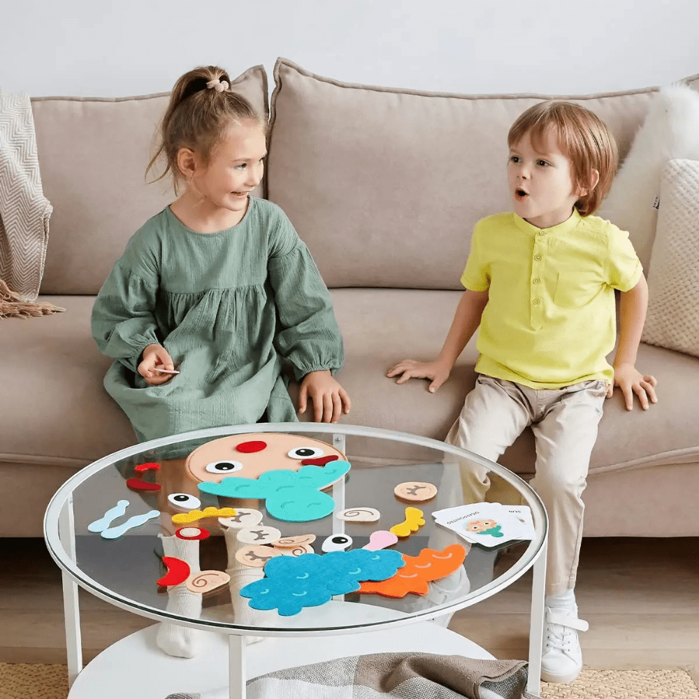 Παιχνίδι Montessori κατανόησης και επικοινωνίας συναισθημάτων για παιδιά