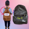 'BagPops' - Κοτλέ Σακίδιο Πλάτης (Backpack) με Εξατομικευμένο Όνομα